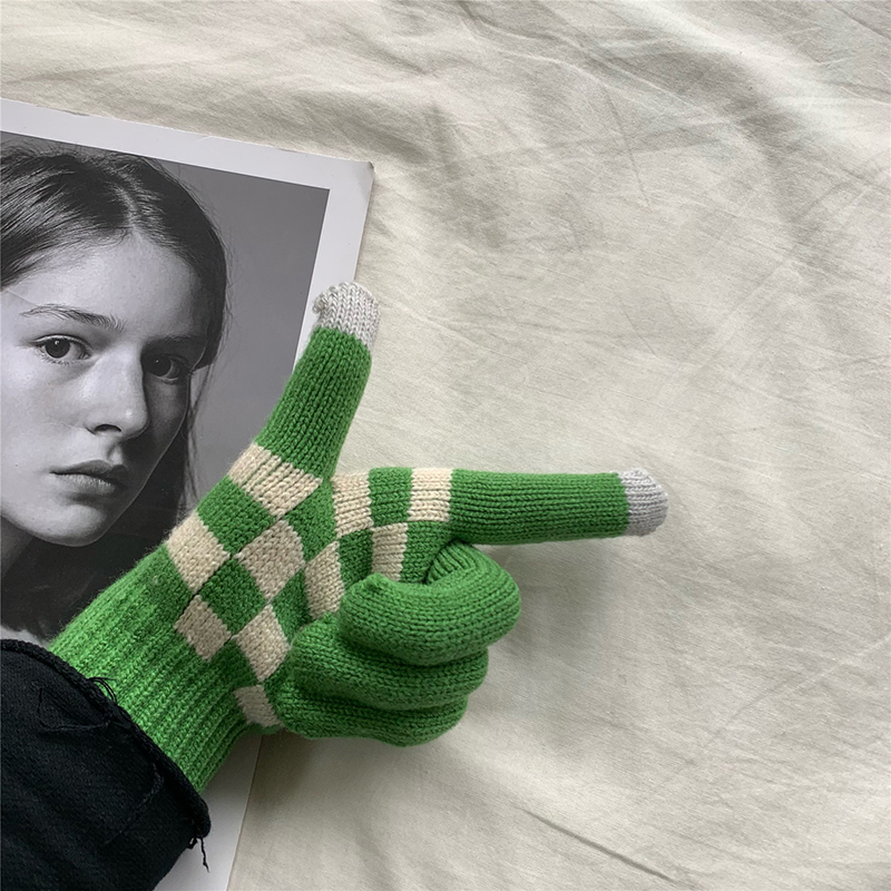Inverno elástico tricô luvas d - Magic Touch Glove avaliação e preço