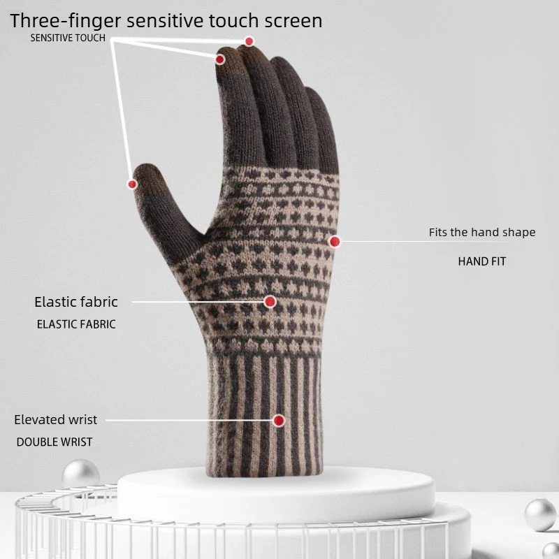 Novas Luvas Touchscreen para H - Wool Glove Lined avaliação e preço